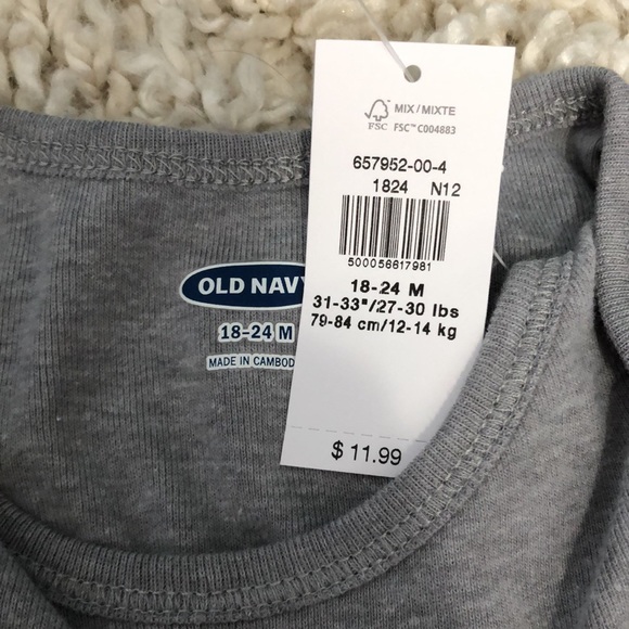 NWT toddler long-sleeve body suit - Picture 3 of 4